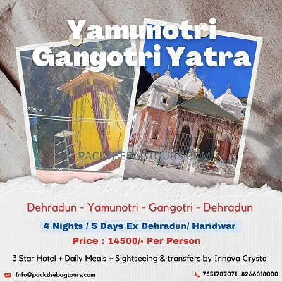 Yamnuotri Gangotri Tour Package